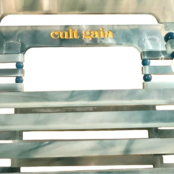 Cult Gaia Ark SEASPRAY color Acrylic Top Handle Bag - Picture 5 of 12